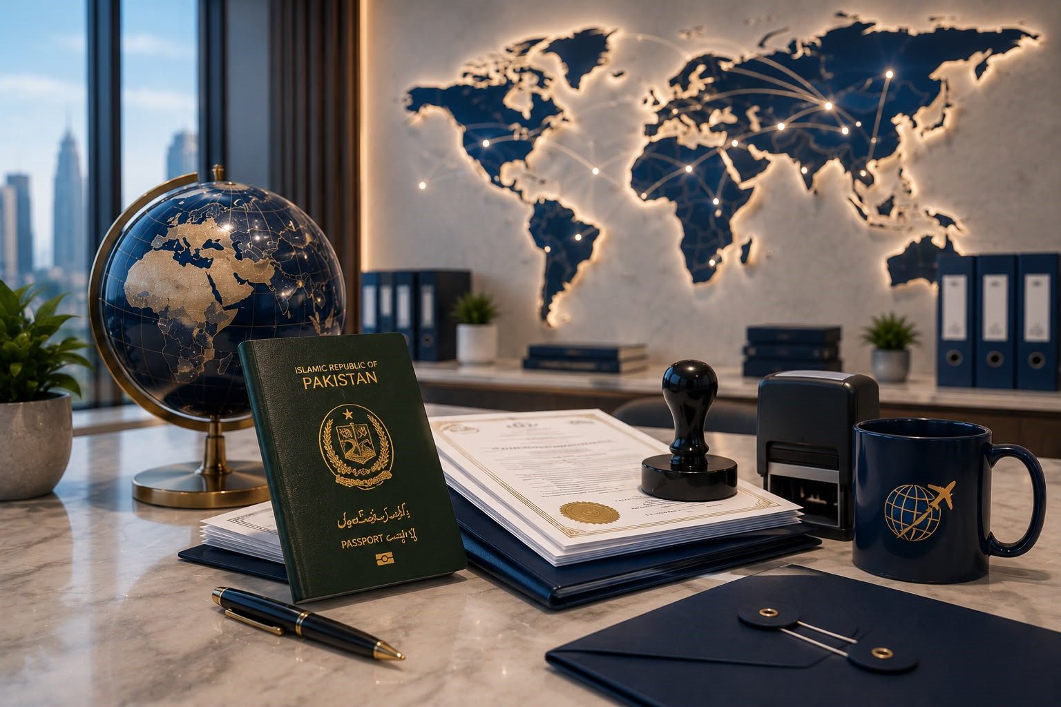 Premier Abroad Services office